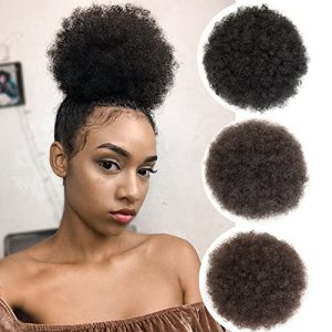?Human Hair Afro Puff?