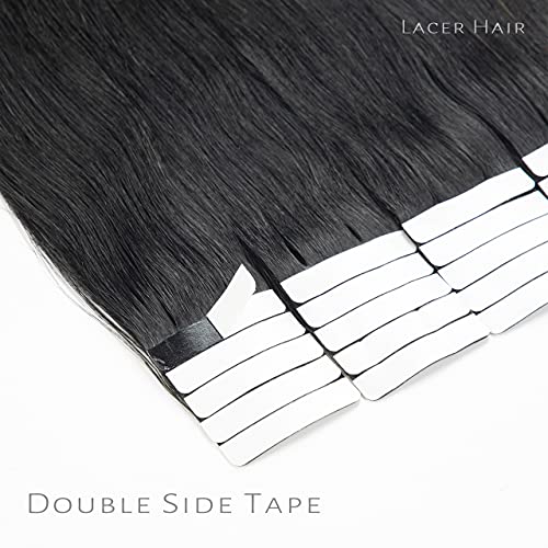 Premium 20 Inch Brown Human Hair Extensions - Seamless Blend for All Hair Types - Image 4