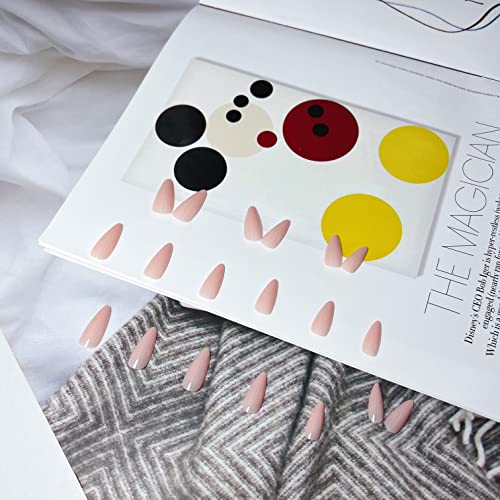 Long Baby Pink Acrylic Nails Set for Fashionable and Durable Nail Art - Image 3