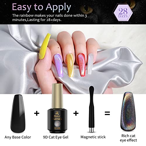 9D Cateye Gel Polish 15ml - Magnetic Long-Lasting, Eye-Catching Nail Color - Image 5