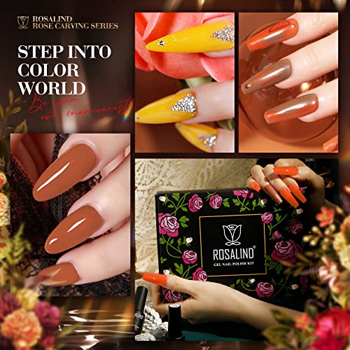 Creative Orange Nail Art Design Set with 10 Nail Stickers and Tools - Image 7