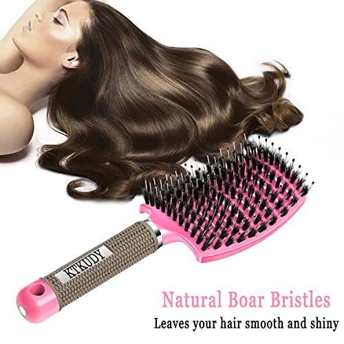Tangle Cherub Kids Easy Detangling Hair Brush Soft Bristles Colorful Design - Image 3