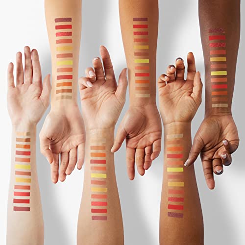 Vibrant Orange Eyeshadow Palette for Bold Makeup Looks - 12 Shades Included - Image 4