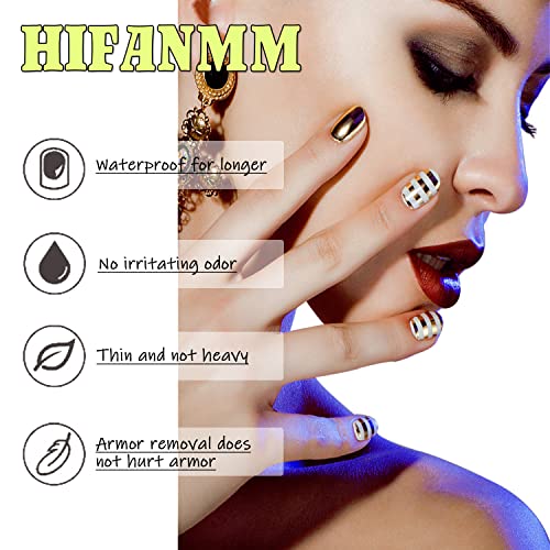 Stylish Black and Brown Acrylic Nails Set 24 Piece Manicure Kit - Image 8