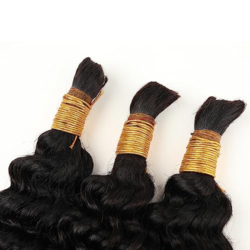 Bulk Human Hair for Braiding 100g Natural Color Soft Tangle-Free - Image 4