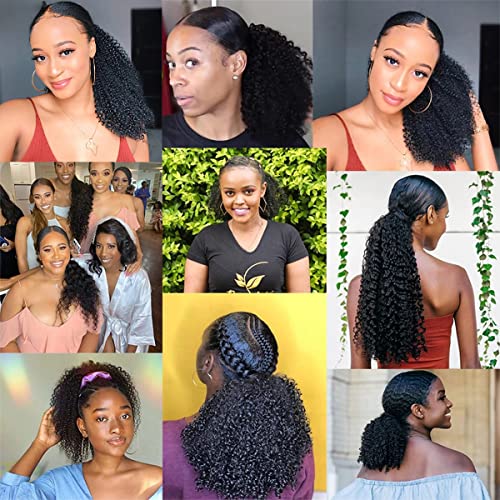 20-Inch Natural Look Human Hair Drawstring Ponytail Extensions for Effortless Styling - Image 7