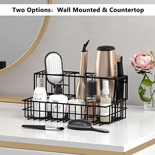 Compact Curling Iron and Blow Dryer Hair Styling Tool Storage Organizer - Image 5