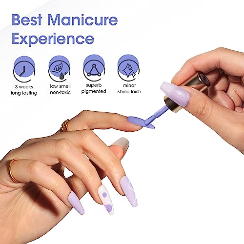 Vibrant Long-Lasting Gel Nail Polish, High Shine Finish, Durable Color - Image 5
