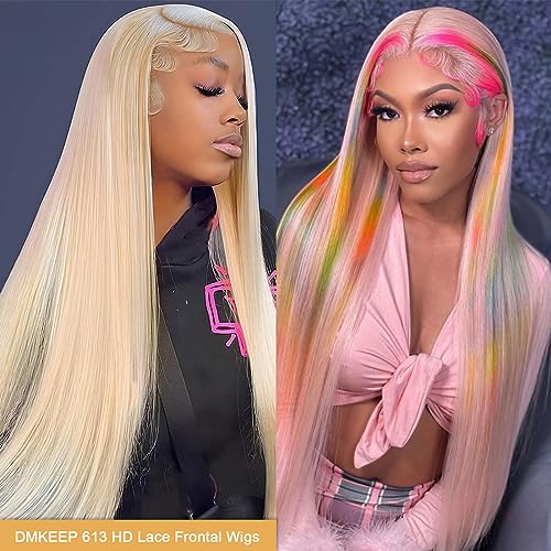 22 Inch Natural Straight 150% Density 613 Human Hair Wig for Women - Image 2