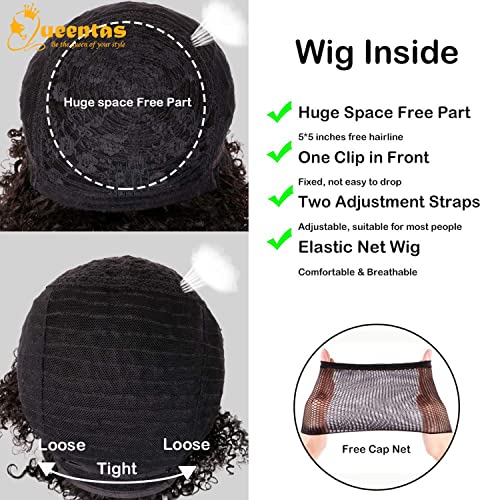 Short Afro Kinky Human Hair Wig for Women, Natural Look, Comfortable Fit - Image 7