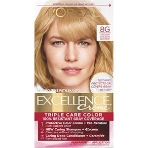 Light Golden Blonde Argan Oil Hair Color 4.2 oz for Vibrant Shine and Nourishment