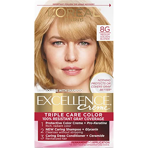 Light Golden Blonde Argan Oil Hair Color 4.2 oz for Vibrant Shine and Nourishment