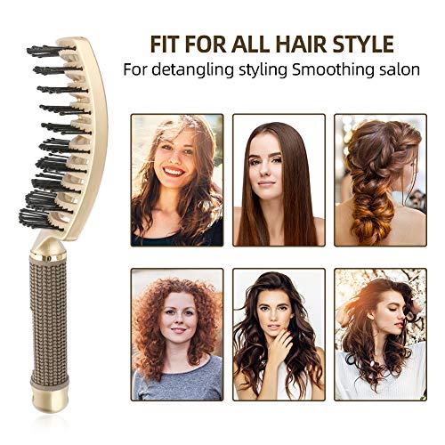 T3 Professional 3-Piece Hair Brush Set for All Hair Types, Ergonomic Comfort Grip - Image 6