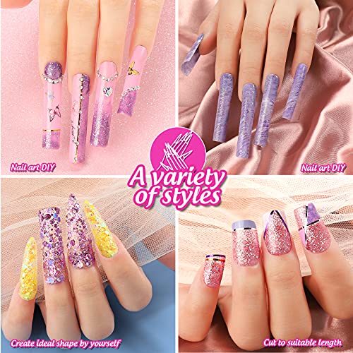 Acrylic Nails Kit Complete Set for Beautiful Nails with 24 Nail Tips and Tools - Image 7