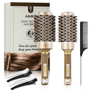 Babyliss Pro Short Hair Styling Round Brush with Ergonomic Comfortable Grip