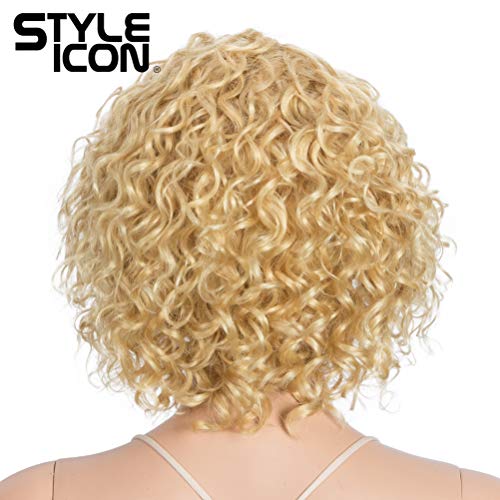 613 Blonde Curly 150% Density Human Hair Wig for Natural Look - Image 4