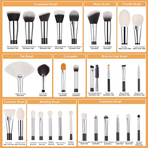 10 Piece Synthetic Hair Makeup Brush Set for Flawless Application and Easy Cleaning - Image 6