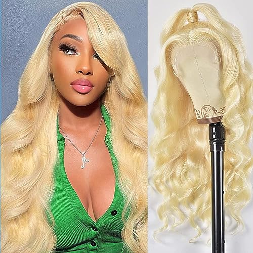 13-Word Blonde Human Hair Wig for Women, Natural Look, Comfortable Fit, Medium Size - Image 2