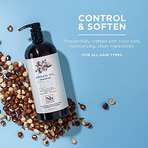 Argan Oil Hydrating Shampoo for Moisture and Shine 16 oz Bottle - Image 2
