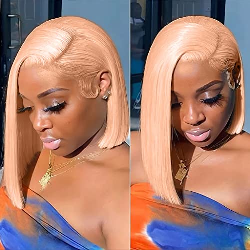 Rose Gold Human Hair Wig ? 100% Remy Quality - Image 2