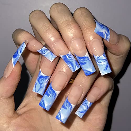 ?Blue Acrylic Nail Designs? - Image 5