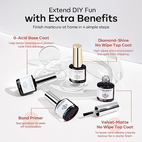 Quick dry gel nail polish for easy at-home application. - Image 6