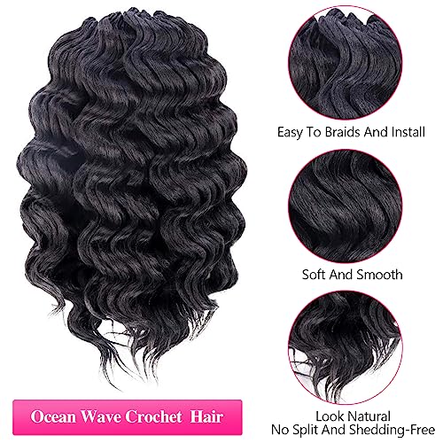 14 Inch Body Wave 100% Human Hair Crochet Extensions Natural Look - Image 4