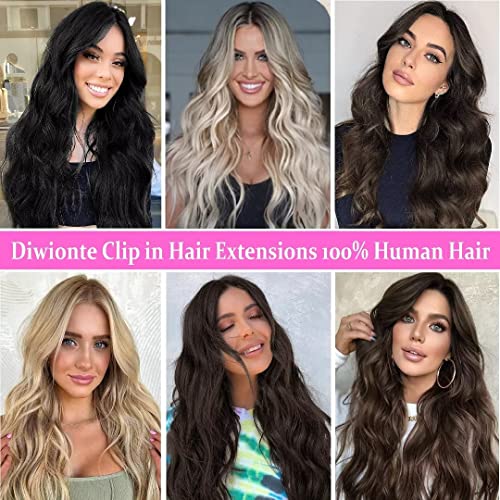 Clip-In Human Hair Extensions 20 Inch Natural Volume and Length - Image 6