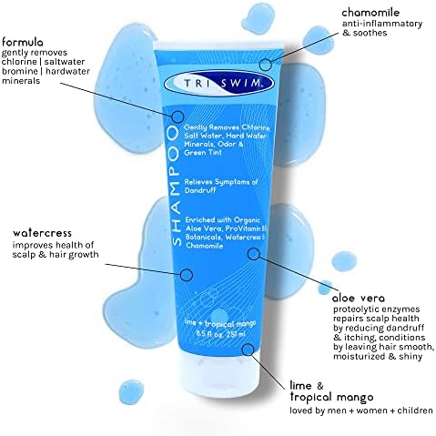 Swimmers Hair Conditioner for Chlorine Protection, 8 oz Bottle - Image 5