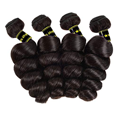 Romance Curl Natural Human Hair Weave 18 Inch Full Volume - Image 2