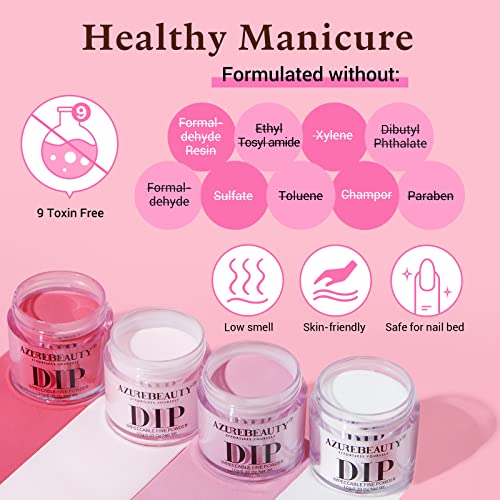 Acrylic Dip Nail Kit with Base and Top Coat for Effortless Application - Image 7