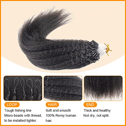 18 Inch Straight Crochet Human Hair Extensions for a Natural Look and Easy Styling - Image 3
