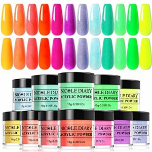 Vibrant Acrylic Nails Set for Stunning Nail Art Designs