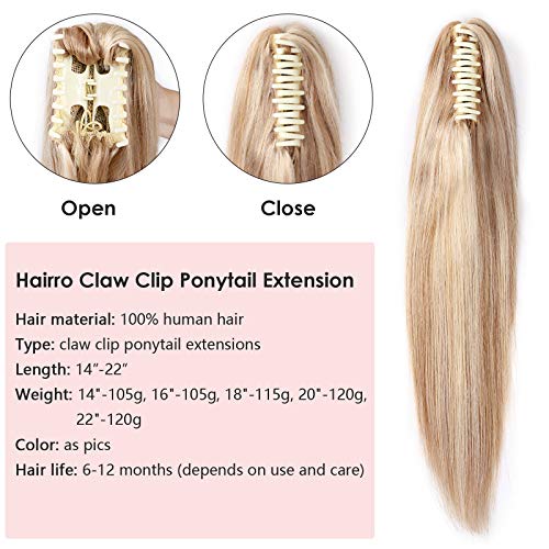 18 Inch Natural Brown Human Hair 120g Claw Clip Ponytail Extension for Effortless Styles - Image 2