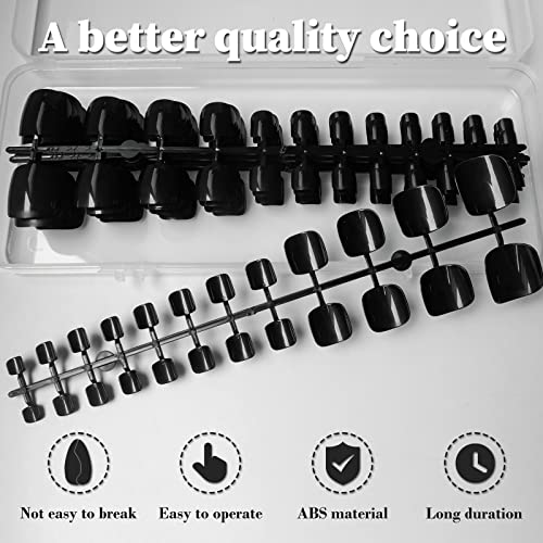 Black Toenails with Black Polish - Image 2