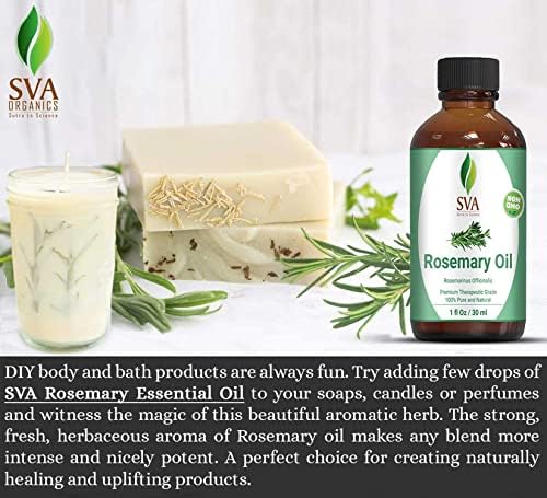 Nourishing Rosemary Hair Spray with Essential Oil, 8 oz, Refreshes Your Hair - Image 4