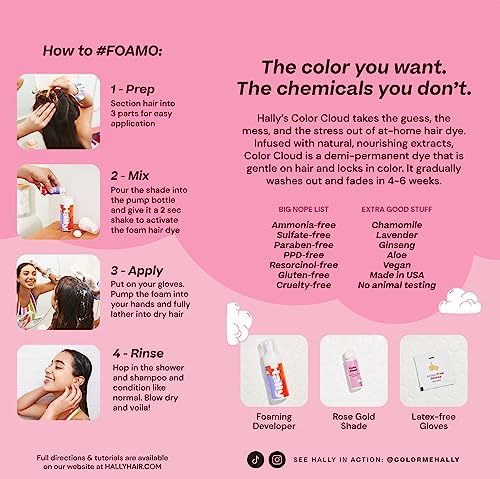 Rose Gold Hair Spray: Adds shimmery touch to hair. - Image 7