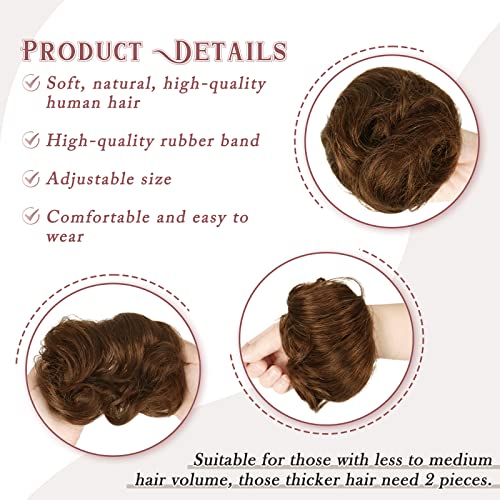 Human Hair Chignon Hairstyle - Image 3