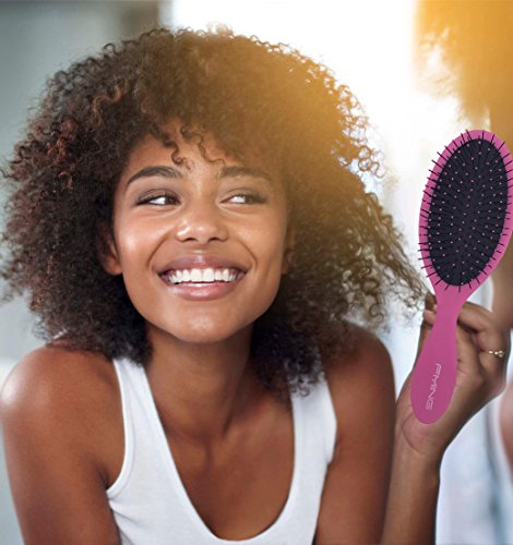 Tangles Hair Brush 2 Pack for Easy Detangling and Styling Lightweight - Image 4