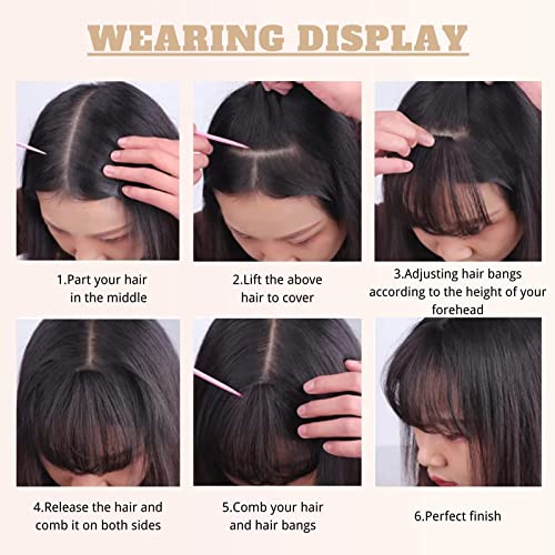 Clip-On Human Hair Bangs - Image 6