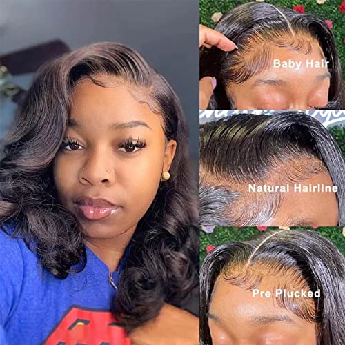Body Wave Human Hair Bob Wig Natural Texture Comfortable Fit - Image 2