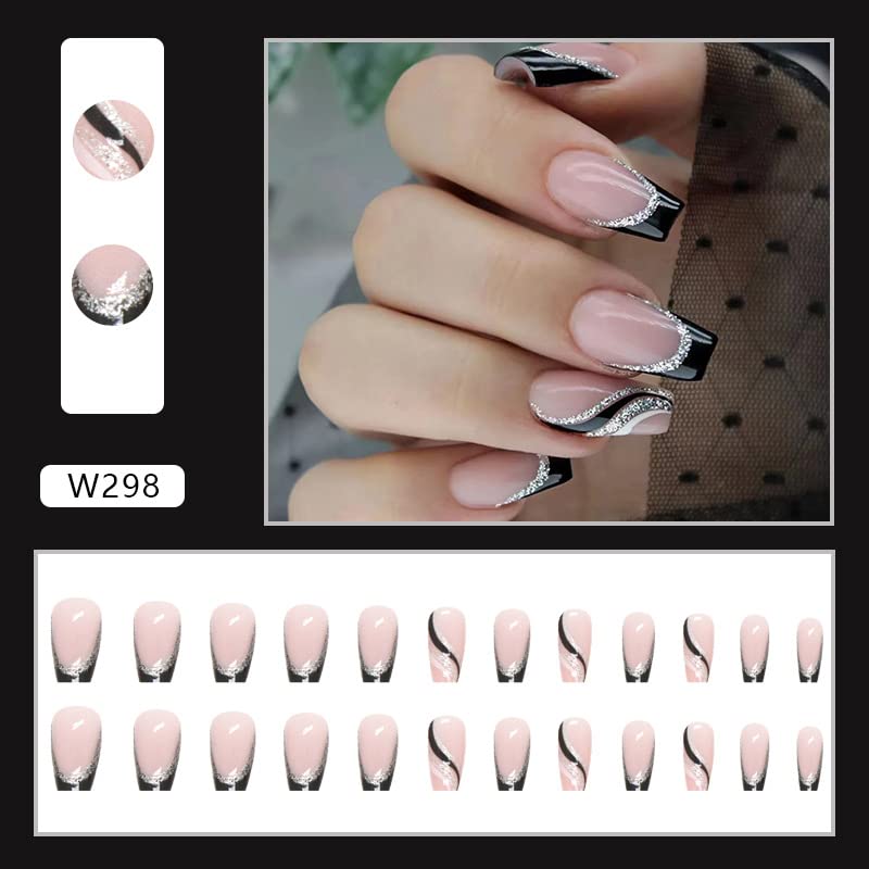 Black Line Cuticle Care Tool for Precise Grooming and Shaping, 1 Piece - Image 2