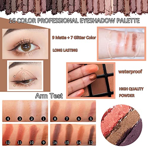 Orange red eyeshadow look tutorial. - Image 4