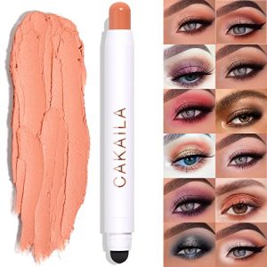 Orange eyeshadow for dark circles.