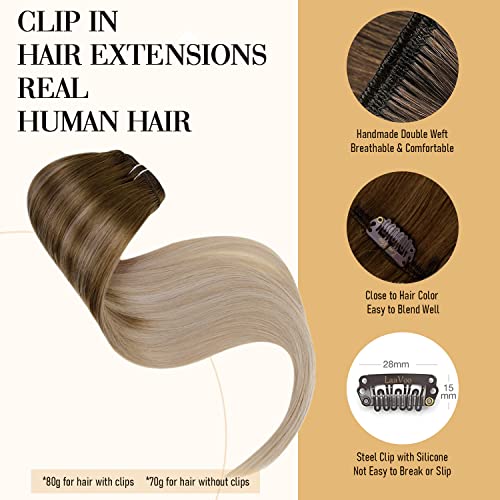 16-Inch Clip-In Human Hair Extensions for Natural Volume and Length - Image 5