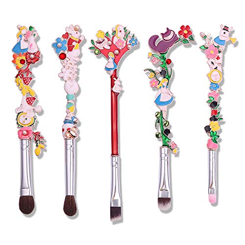 Wonderland-themed hair brush inspired by Alice in Wonderland.