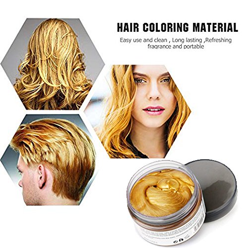 Blonde Temporary Hair Wax for Easy Styling and Color Change, 4 oz - Image 4