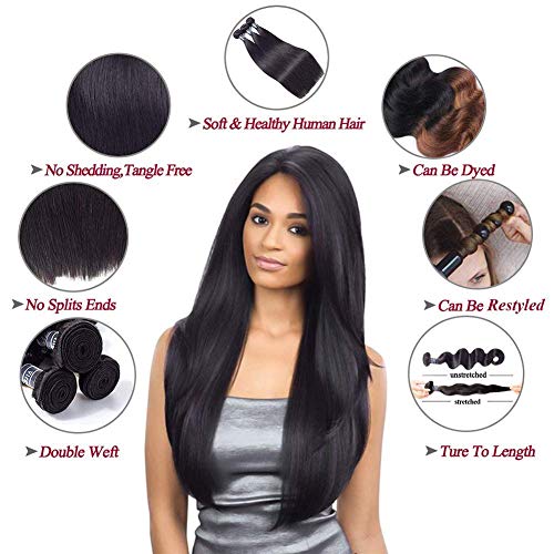10 Inch 100% Remy Human Hair Extensions Natural Look Soft Feel - Image 7