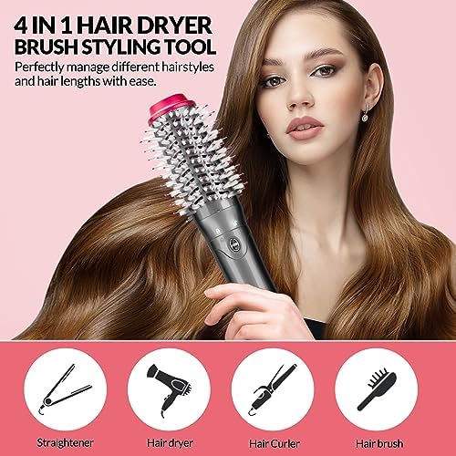 1.5-inch Rotating Brush Blow Dryer for Fast Styling and Drying - Image 4