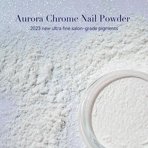 Rose Gold Chrome Gel Nail Polish 15ml for Long-Lasting, Shiny Finish - Image 2
